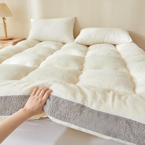 Milk fleece mattress topper - mattress,