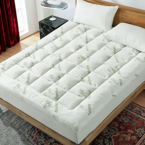 Quilted mattress topper - mattress,